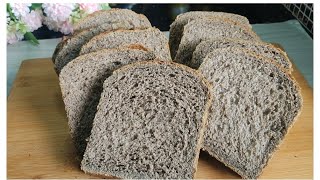 ขนมปัง 2 งา  Sesame Bread  นุ่มและหอมงาคั่วมาก นวดแค่ 3 นาที #ขนมปังงา