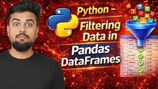 #120 Python Tutorial for Beginners | Selecting and Filtering Data in Pandas DataFrames | Hindi