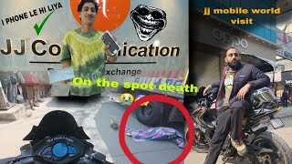 J J MOBILE WORLD SE LIYA NEW I PHONE  📱😱 TRUCK SE ON THE SPOT DEATH 😭😭