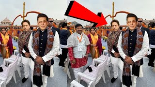 Shahrukh Khan and Salman Khan together at Ayodhya Ram Mandir Inauguration Ceremony