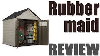 Rubbermaid 7 ft  x 7 ft  Big Max Storage Shed Review 2021