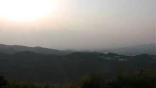 八女郡黒木町　山並み風景　2009.4.29. ‐１５