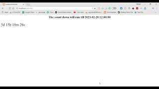 How to make dynamic countdown timer using JS and PHP