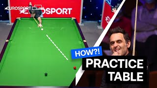 How to hit a LONG pot | Practice Table | Eurosport Snooker