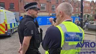 Officers on patrol, LFR van deployed and arrests made #OpAVRO
