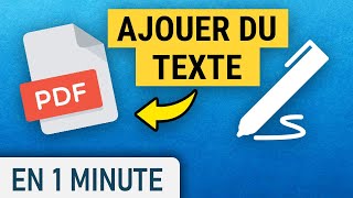 Ajouter du texte sur un fichier PDF