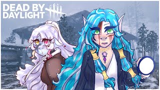 Escaping With Zero Braincells! [Dead by Daylight] Collab w/ Crimson!  [Vtuber]