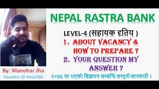 Information On NRB Vacancy 2076 || with Manohar Jha