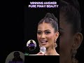 WINNING ANSWER THE 1ST MISS PHILIPPINES 2023 ALETHEA AMBROSIO FROM BULACAN