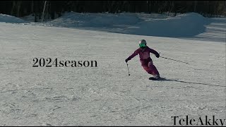 2024season Telemark Skiing 🐈様用振り返り動画