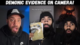 Man captures proof of demon on camera!