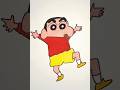 Shinchan Drawing | Cartoon | Easy Drawing  🤡 #shorts