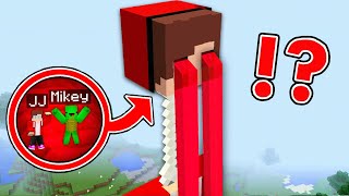 JJ and Mikey Found Biggest Scary Blood JJ Building Without Eyes in Minecraft - Maizen?!