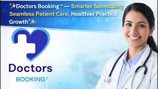 🩺 Doctors Booking® — Smarter Scheduling for Medical Professionals :Overview !