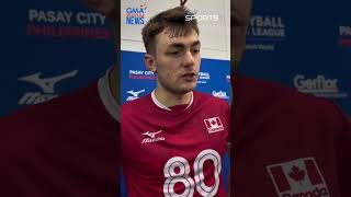 Canada outside hitter Eric Loeppky talked about their win over Japan