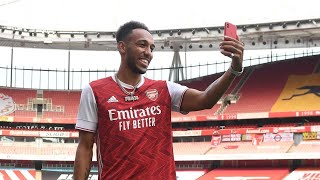 AUBAMEYANG SIGNS NEW CONTRACT LIVE!