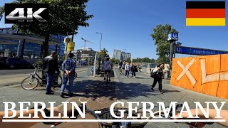 [4K] Berlin Cycling | From Friedrichshain to Moabit | Invalidenstraße | Hauptbahnhof | Turmstraße