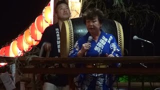 河内音頭　河洲 直美　新井町会盆踊り　2016.08.15