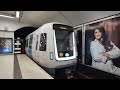 Sweden, Stockholm, subway ride from Mariatorget to Slussen