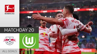 Leipzig Remains Victorious | Leipzig - Wolfsburg 2-0 | All Goals | Matchday 20 – Bundesliga 2021/22