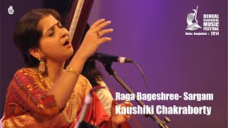 Raga Bageshree- Sargam  ~  Kaushiki Chakraborty  ~  Live at BCMF 2014