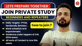 Let’s Prepare together. Join Private Study Group Today . Don’t Miss the opportunity.