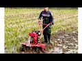 Cultivator Farming machine gasoline | gasoline mini engine farming machine | Farmer  use