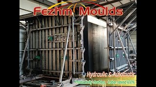 Productivity doubles \u0026 Labor saved 100%！Fezhm Moulds for 3D Modular：Hydraulic \u0026 Automatic