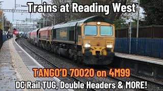 Trains at Reading West & Oxford | DC TUG 60055 to Tytherington & TANGO’d 70020 to Crewe!