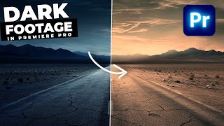 How To LIGHTEN Dark FOOTAGE In Premiere Pro