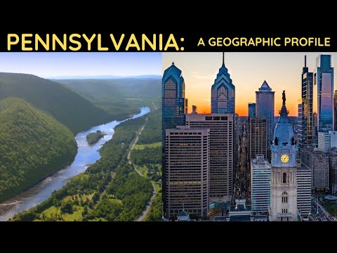 What are the geographical features of Pennsylvania?