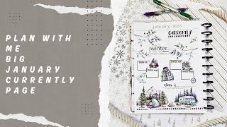 Plan With Me | Big January Currently Page | Live.Love.Posh Winter Allure