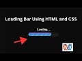 How To Make A Modern Preloader / Loading Screen With Pure CSS | Web Dev Tutorial