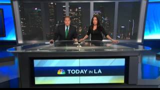 LA Quake Live on TV - News Compilation