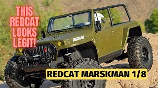 Redcat Marksman 1/8 crawler - Specs, details and photos revealed.