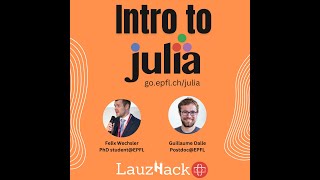 Intro to the Julia Programming Language