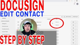 ✅ How To Edit Your Contacts In Docusign 🔴