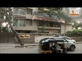 maharashtra morning visuals outside satguru sharan building saif ali khan’s apartment news9