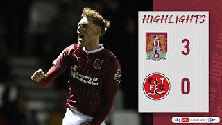 HIGHLIGHTS: Northampton Town 3 Fleetwood Town 0