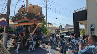 八日市場区千葉県生誕150周年記念曳き廻し ① 内野下座連 2024/05/05