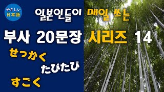 일본인들이 매일 쓰는 부사 20 문장 시리즈 14 (221~240)