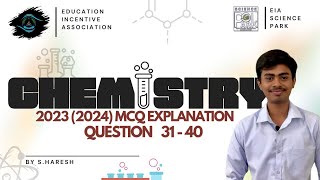 2023 Chemistry Explanation | GCE A/L Chemistry | MCQ 31-40 | Tamil Medium | EIA Science Park