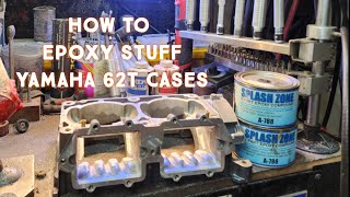 Squeezing out extra HP!!! How to Epoxy Stuff Yamaha 701 62t crank cases!!!