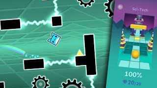 (Geometry Dash \u0026 Rolling Sky) Sci-Tech Layout