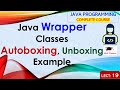 L19: Java Wrapper Classes | Autoboxing, Unboxing | Example | Java Tutorial | Java Lectures in Hindi