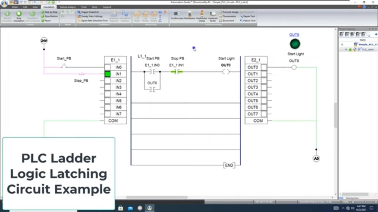 Ladder Logic Circuit Examples At Eliza Pethebridge Blog