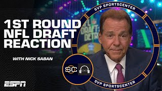 Nick Saban recaps NFL Draft Round 1: A ‘perfect storm’ led to offense-heavy sele