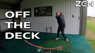 Steven (18 Handicap) Ripping Driver OFF THE DECK Using ZEN Golf Mechanics