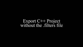 Visual Studio 2017 - Export Template Bug Explain