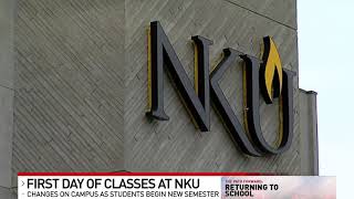 NKU students begin fall semester with mixed types of learning